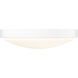 Gabi LED 12.25 inch Matte White Flush Mount Ceiling Light
